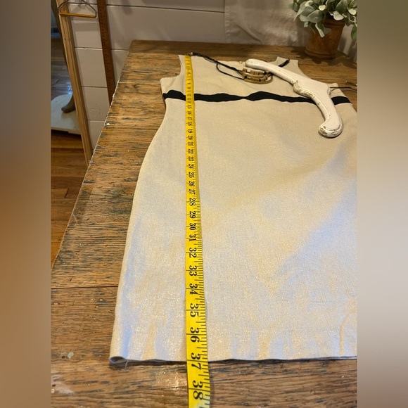 KATHERINE BARCLAY – SLEEVELESS LINEN BLEND DRESS – SIZE M - Picture 7 of 11